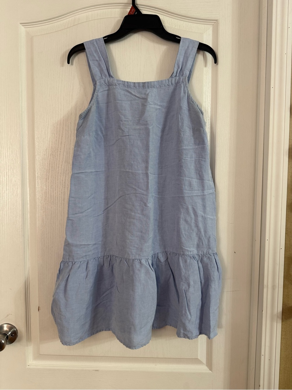 Loft Women’s Blue Linen Style Dress Sz M. SP-159